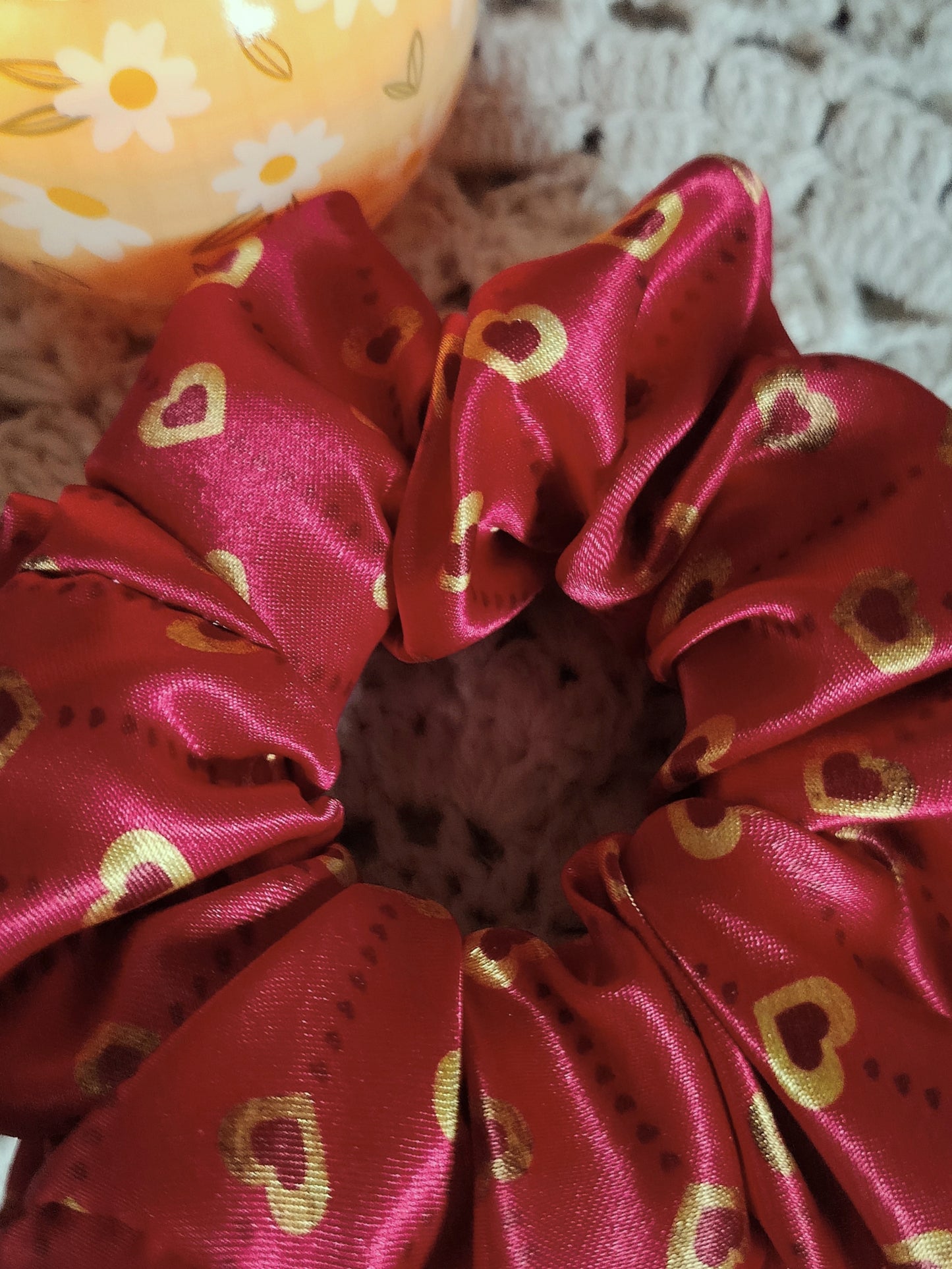 Golden Heart Valentine's Special Scrunchie