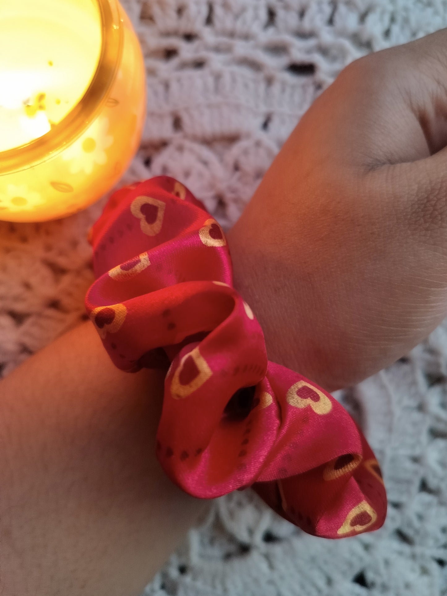 Golden Heart Valentine's Special Scrunchie