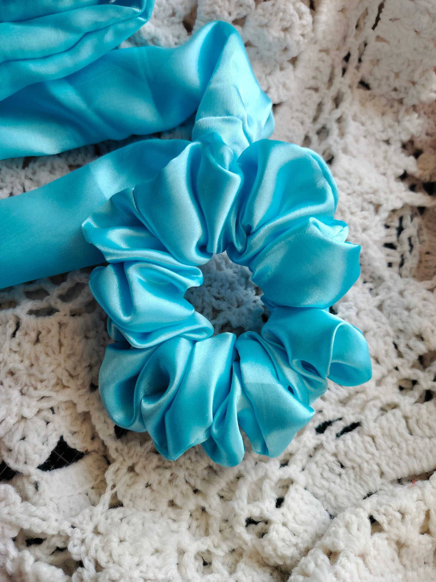 Baby Blue Scrunchie