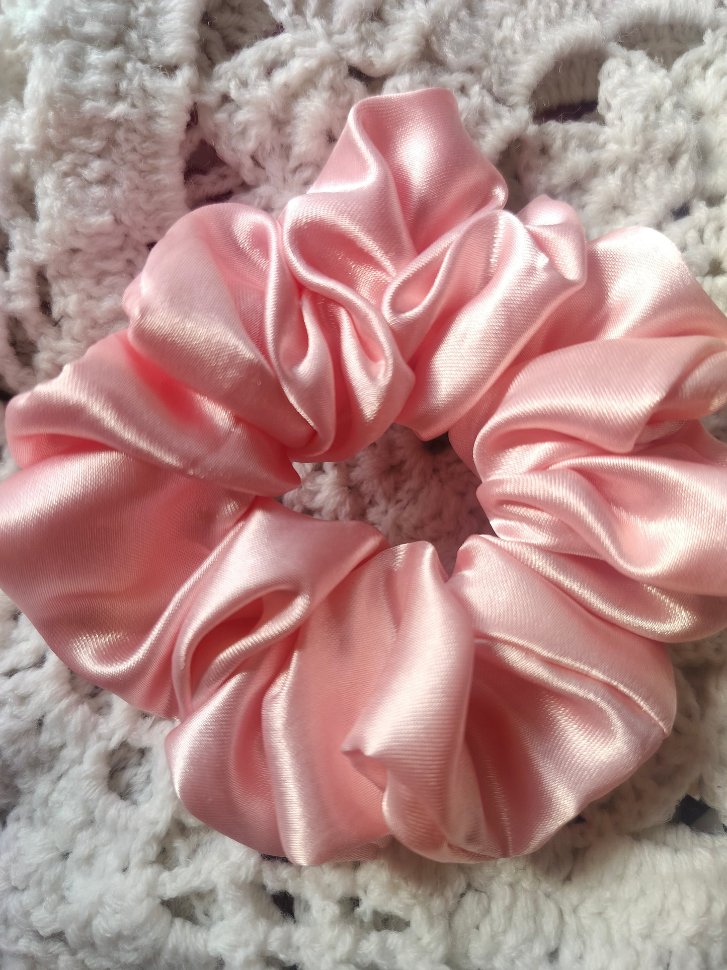 Peachy Plain Scrunchie