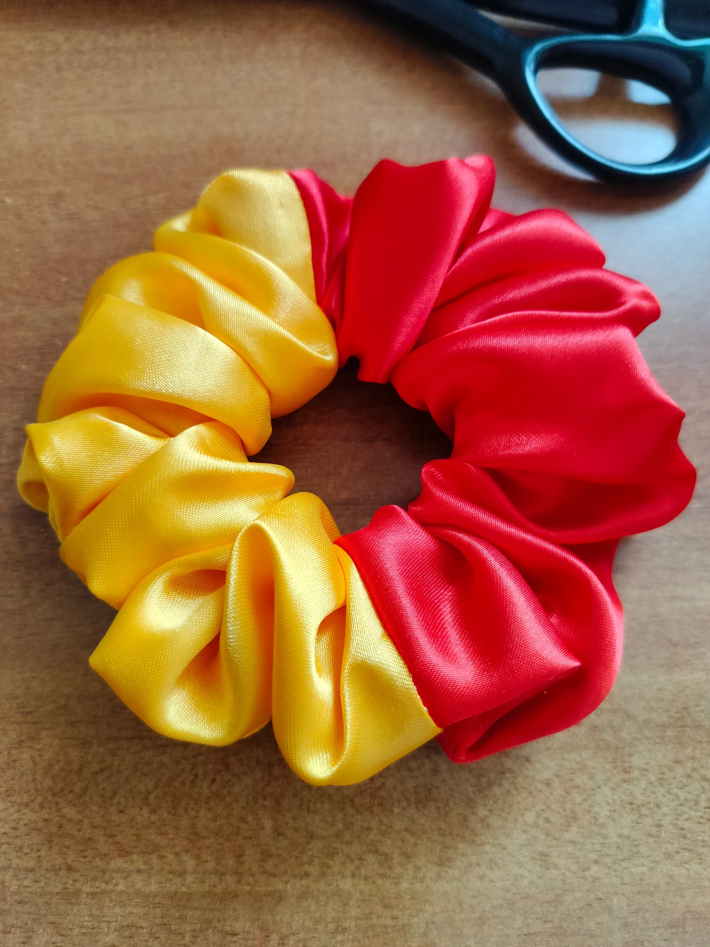Yellow & Red Scrunchie