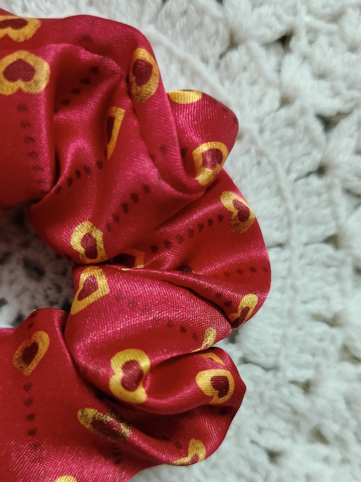 Golden Heart Valentine's Special Scrunchie