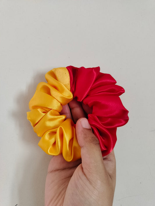 Yellow & Red Scrunchie