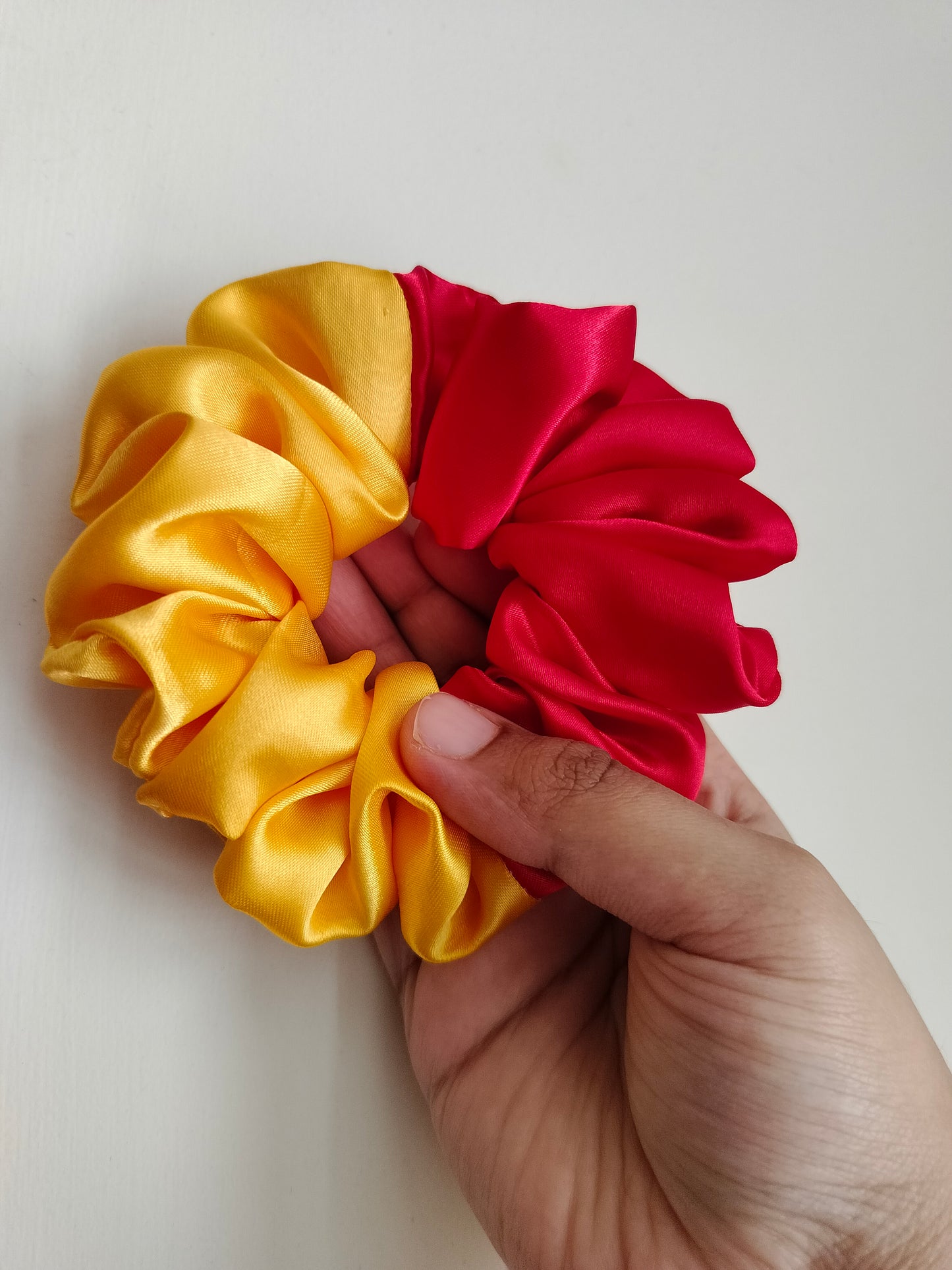 Yellow & Red Scrunchie